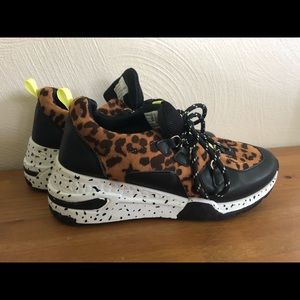 Madden Girl Animal Print Wedge Sneaker